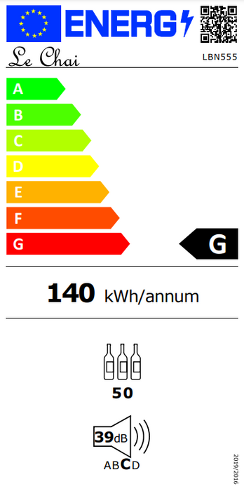 Vinkøleskab til indbygning (i88-2)