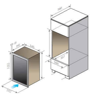 Vinkøl indbyg (i105-2PC)